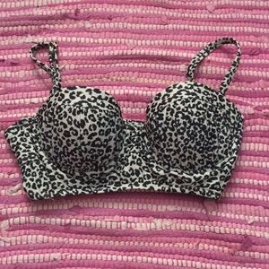 Cheetah print swim suit top